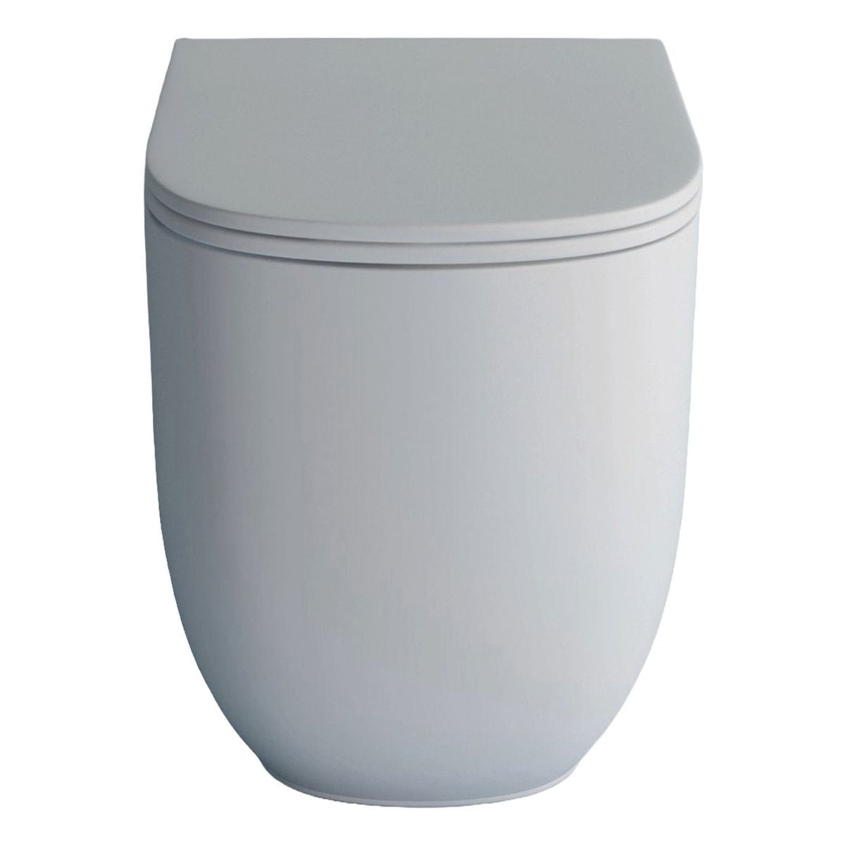 Studio Bagno Milady Rimless Wall Faced Pan - Matte White