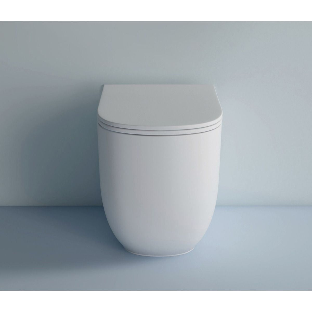 Studio Bagno Matte White Milady Wall Faced Package With Oli 74 Mechanical Cistern