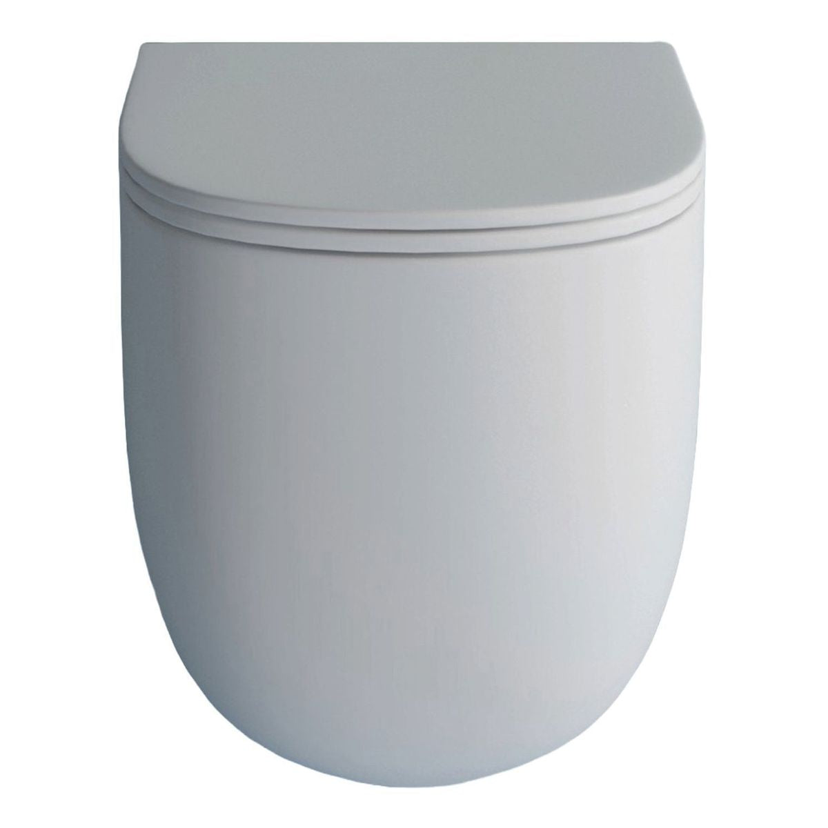 Studio Bagno Matte White Milady Wall Hung Package With Oli 74 With Frame Pneumatic Cistern