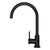 Round Gooseneck Kitchen Mixer Tap MK03 Matte Black