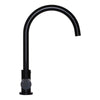 Round Gooseneck Kitchen Mixer Tap MK03 Matte Black