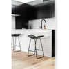 Round Gooseneck Kitchen Mixer Tap MK03 Matte Black