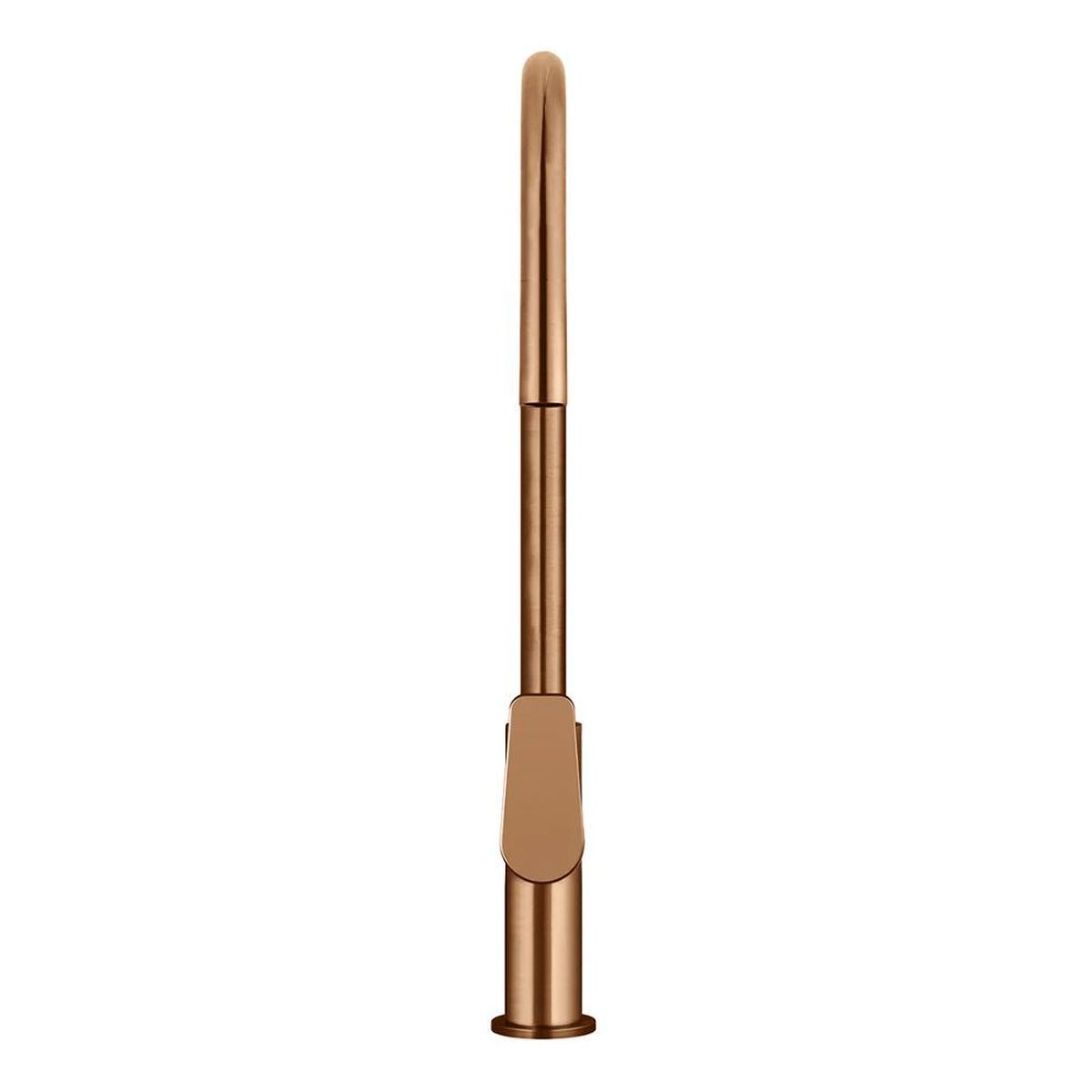 Round Paddle Piccola Pull Out Kitchen Mixer Tap Lustre Bronze