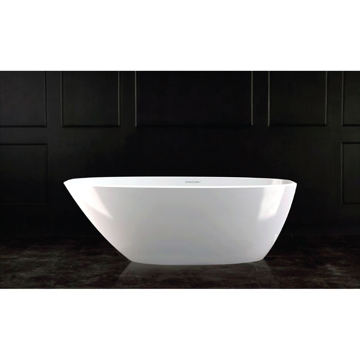 Victoria + Albert Mozzano 2 Bath, Gloss White