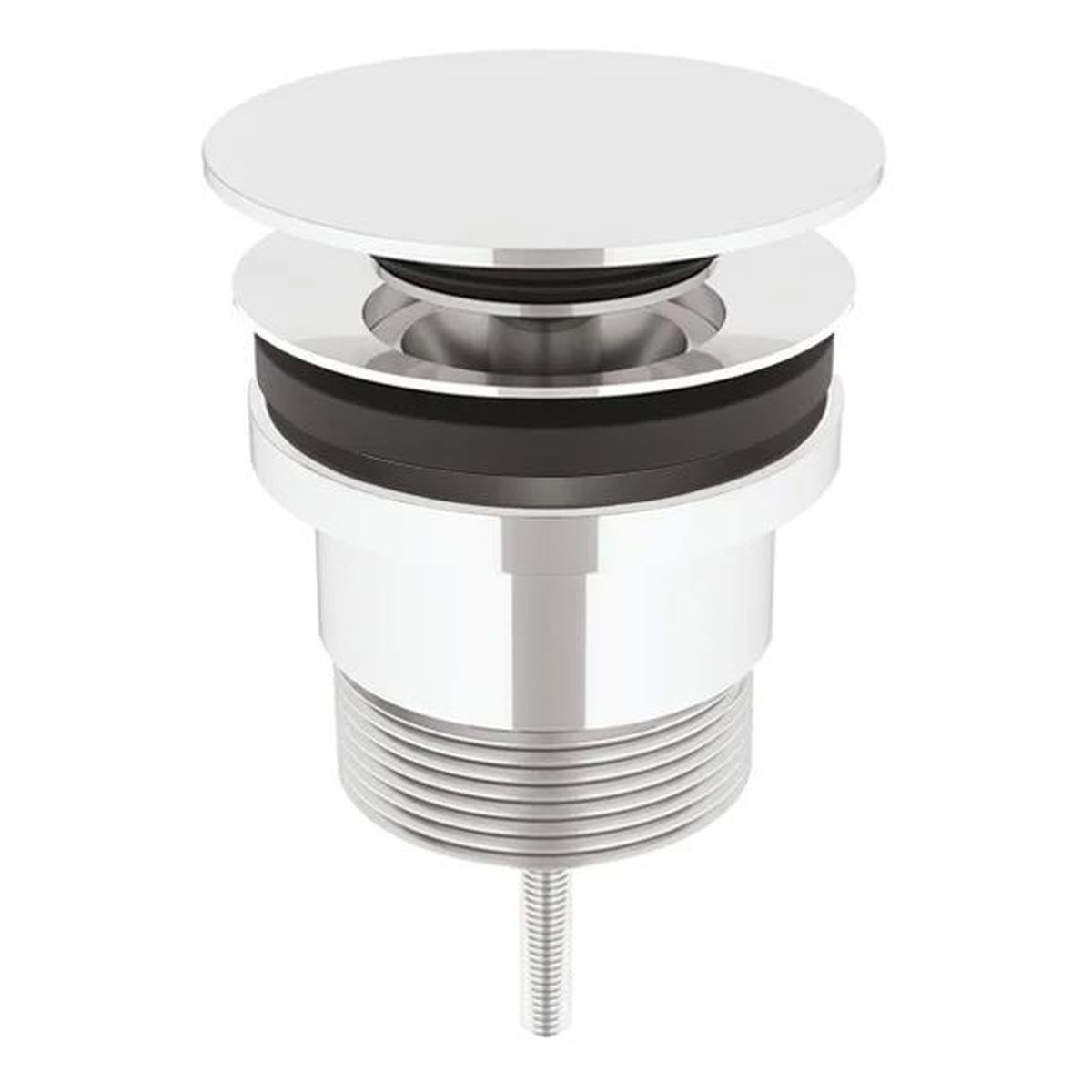 Pop-Up Bath Waste - Removable Grate, Bath & Basin, Chrome
