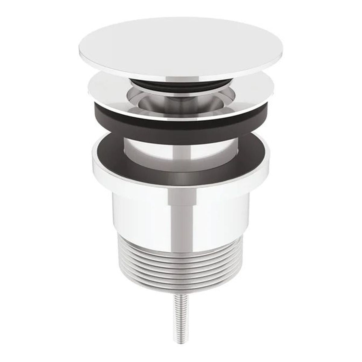 Pop-Up Bath Waste - Removable Grate, Bath & Basin, Chrome