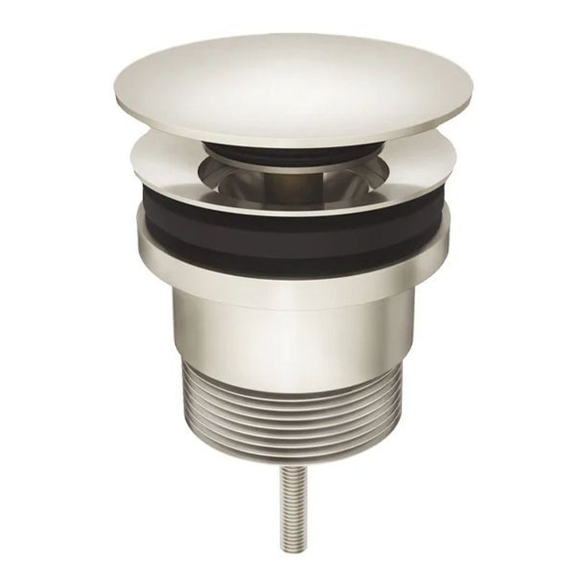 Pop-Up Bath Waste - Removable Grate, Bath & Basin, Brushed Nickel