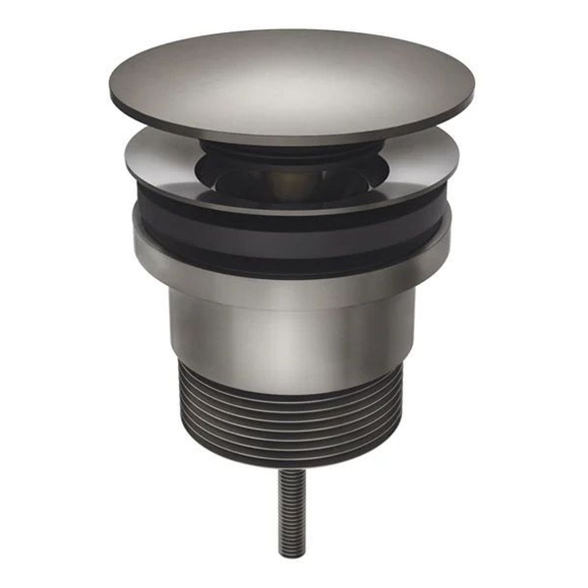 Pop-Up Bath Waste - Removable Grate, Bath & Basin, Shadow Gunmetal