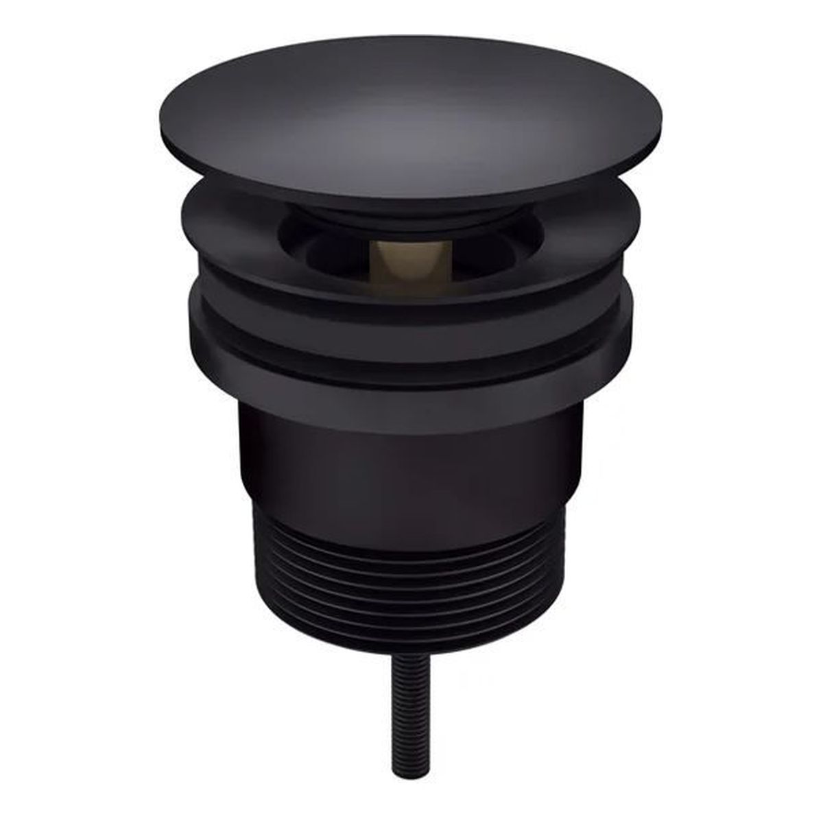 Pop-Up Bath Waste - Removable Grate, Bath & Basin, Matte Black