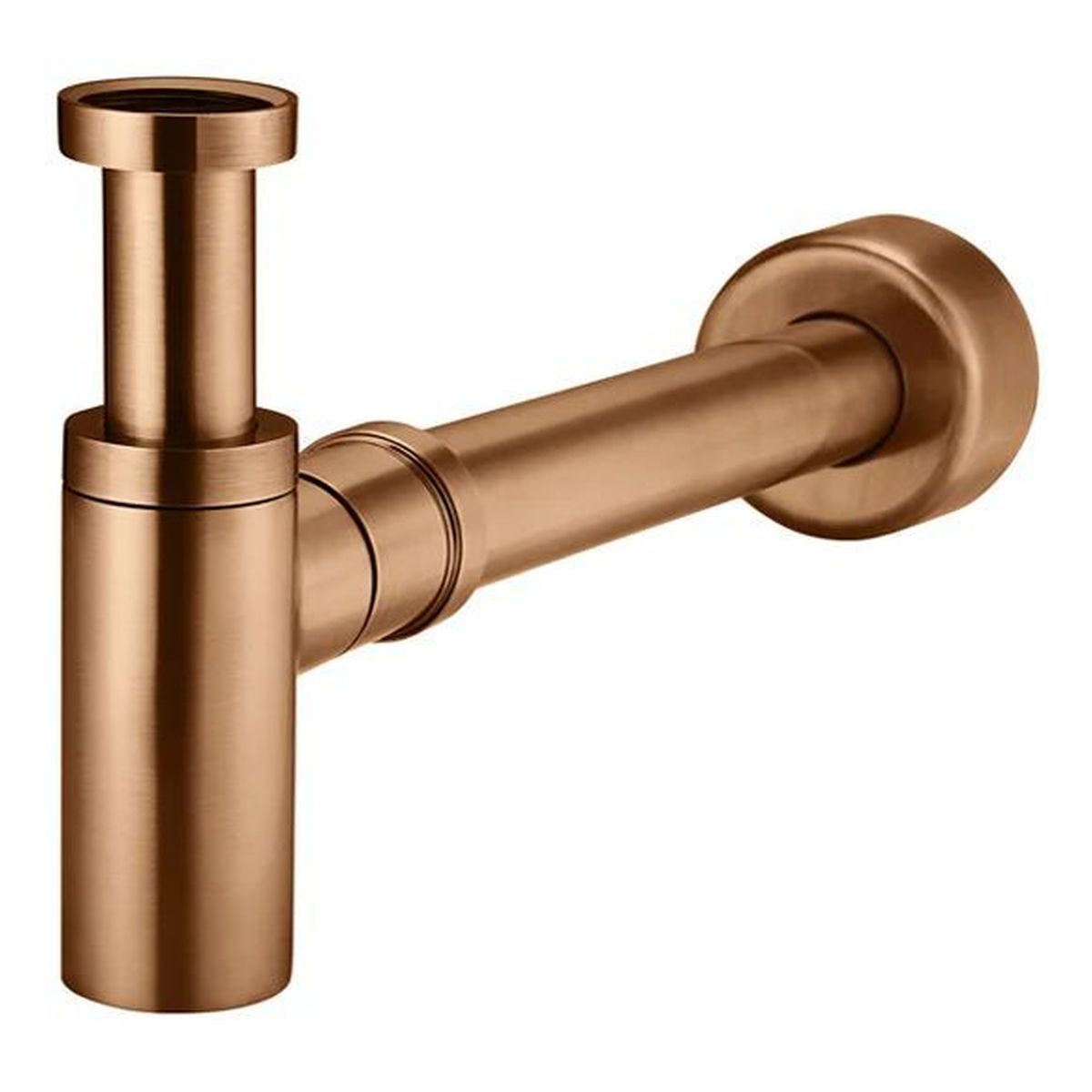 Round Bottle Trap for 32mm basin waste and 40mm Outlet , Lustre Bronze