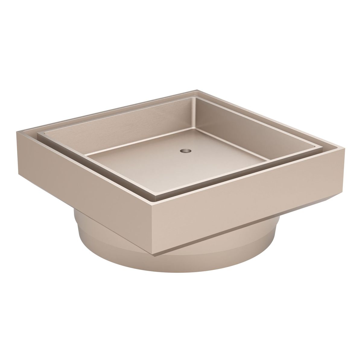 Shower Waste with Tile Insert - Champagne