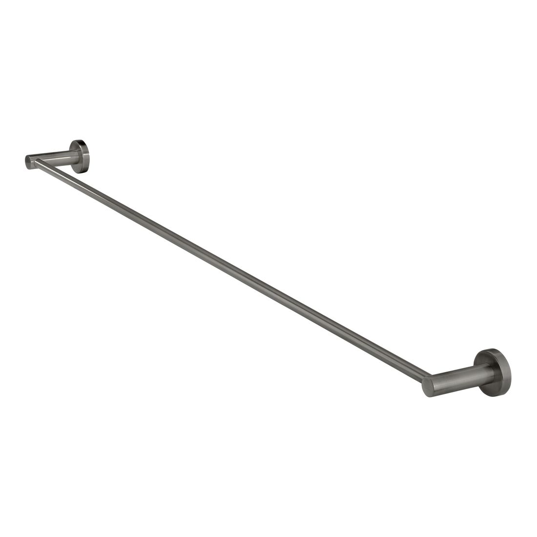 Round Single Towel Rail 600mm Shadow