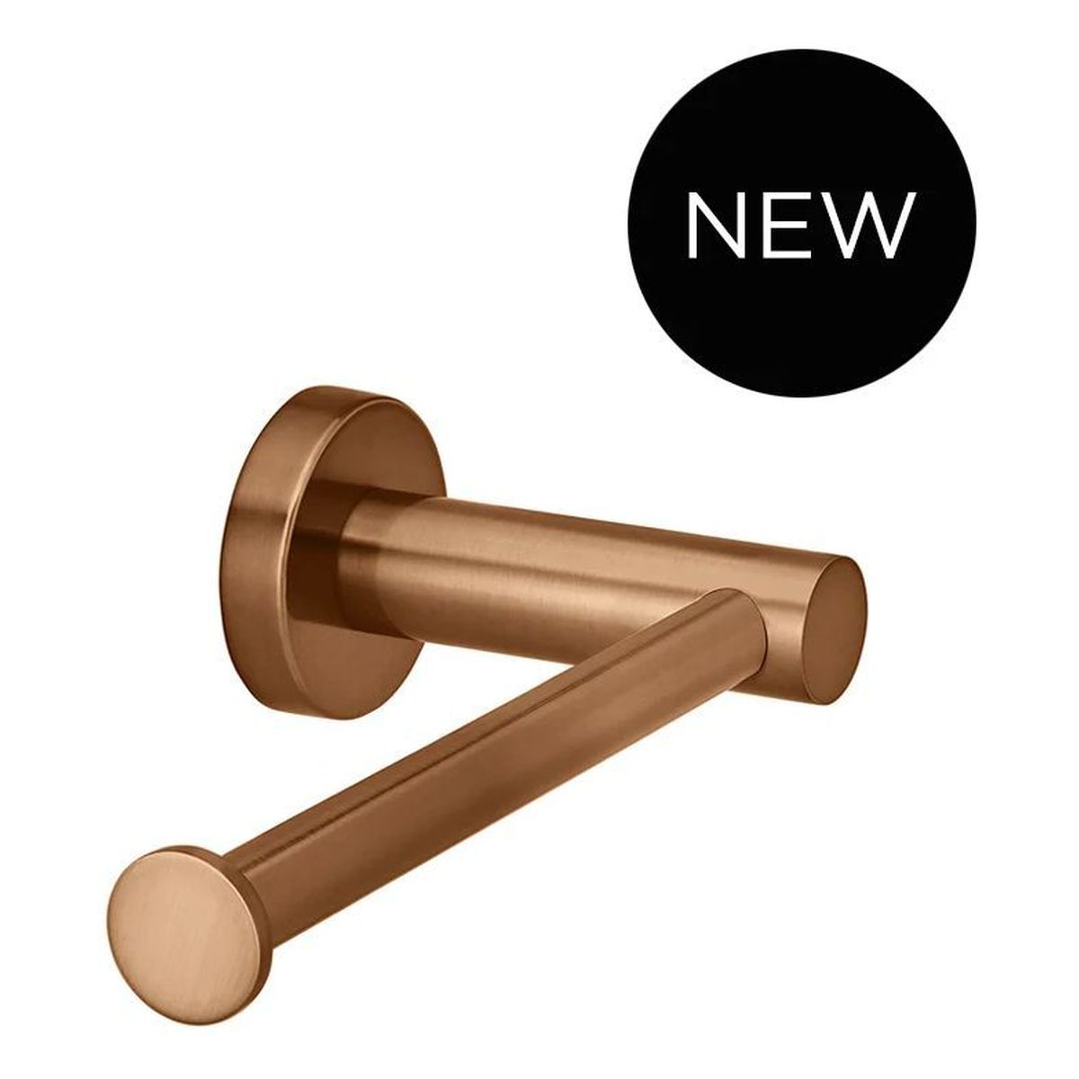 Round Toilet Roll Holder , Lustre Bronze
