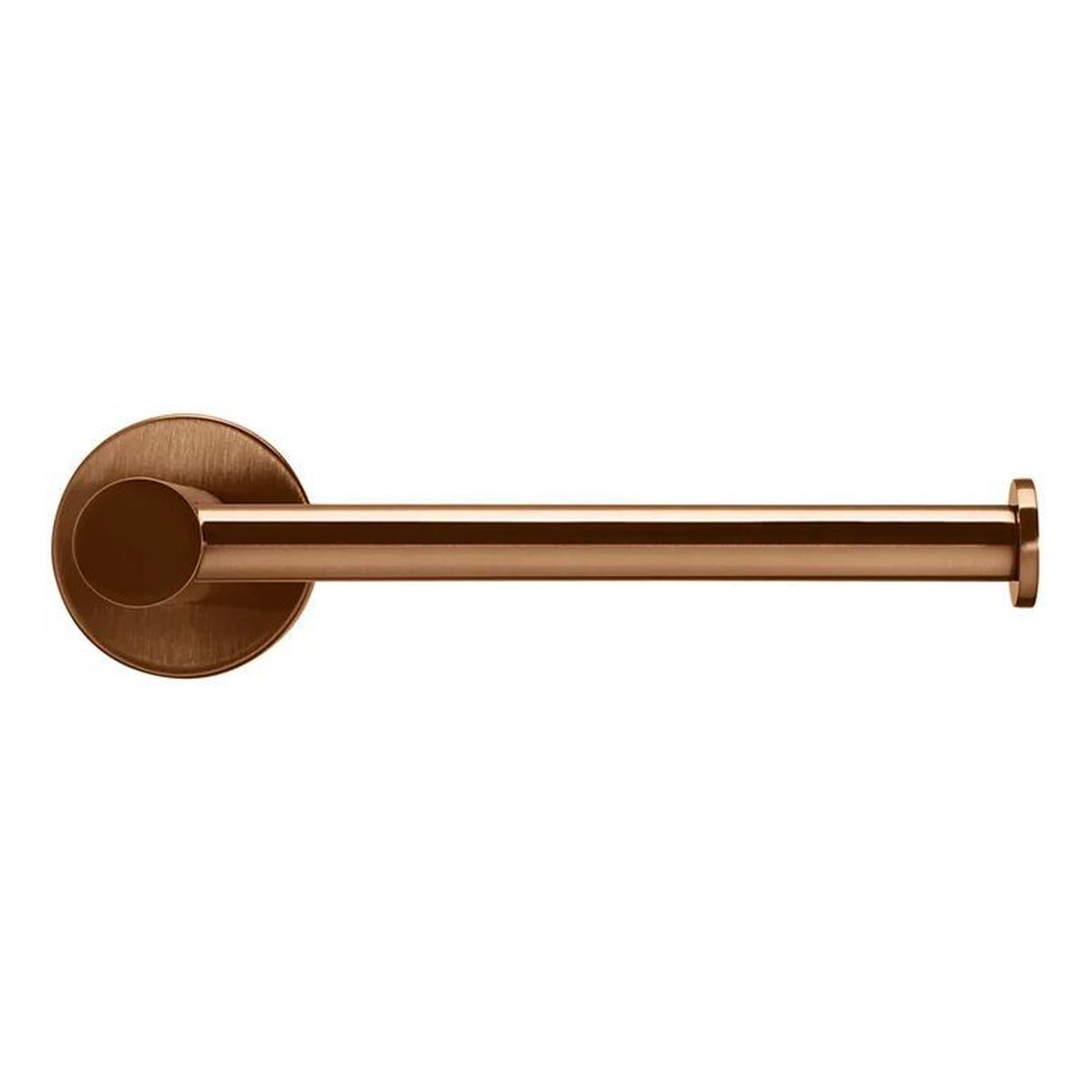 Round Toilet Roll Holder , Lustre Bronze