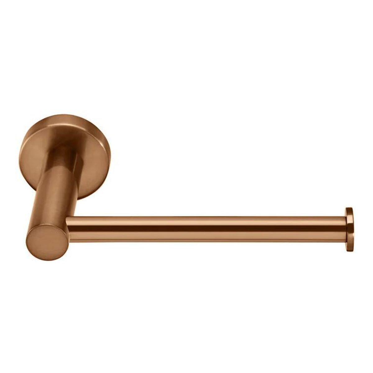 Round Toilet Roll Holder , Lustre Bronze