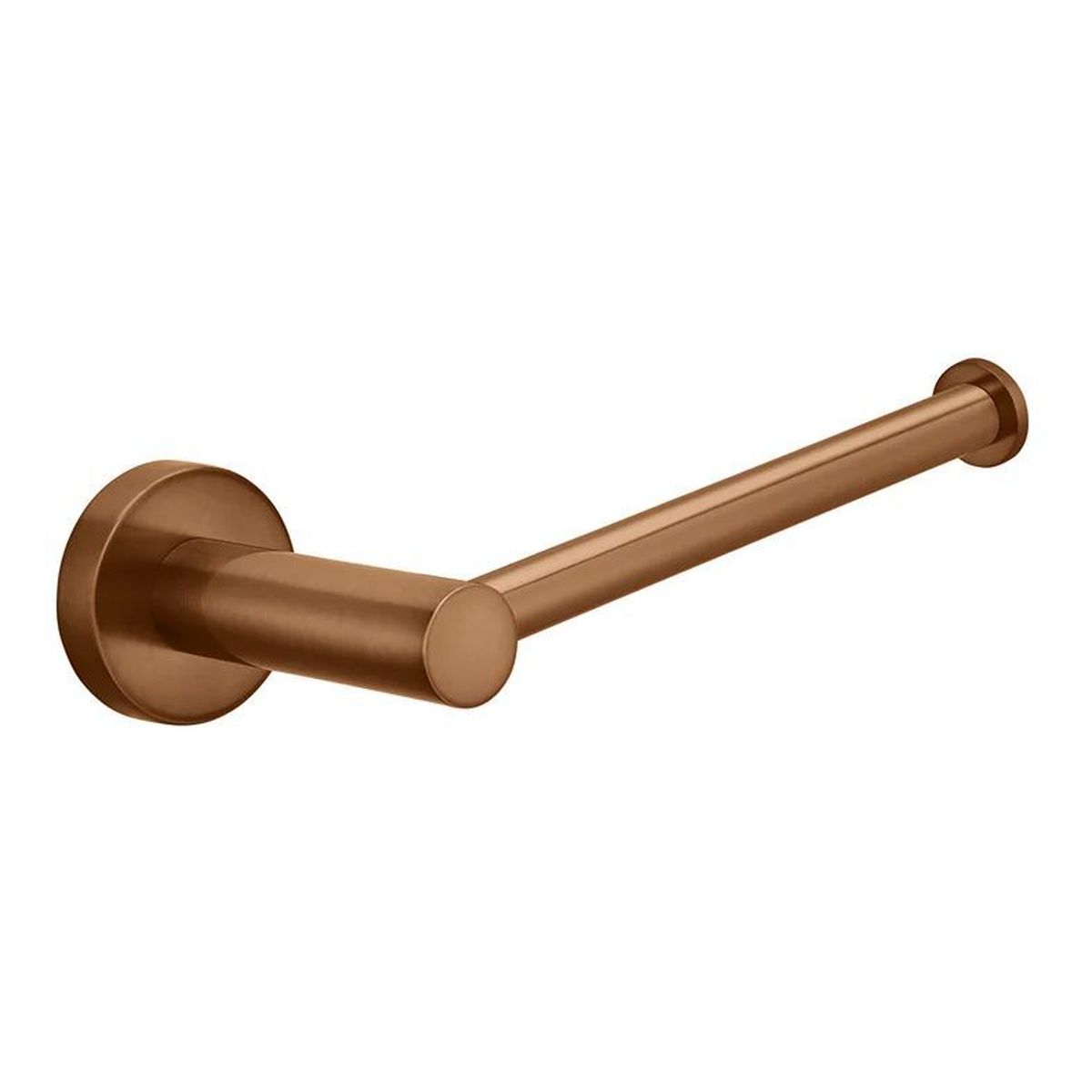Round Toilet Roll Holder , Lustre Bronze