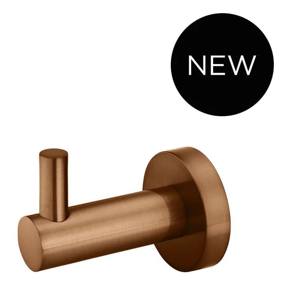Round Robe Hook , Lustre Bronze