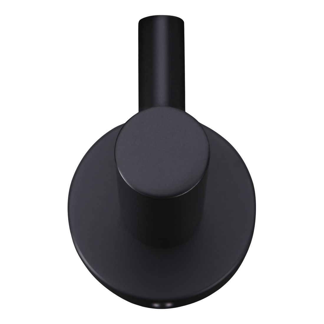 Round Robe Hook Matte Black
