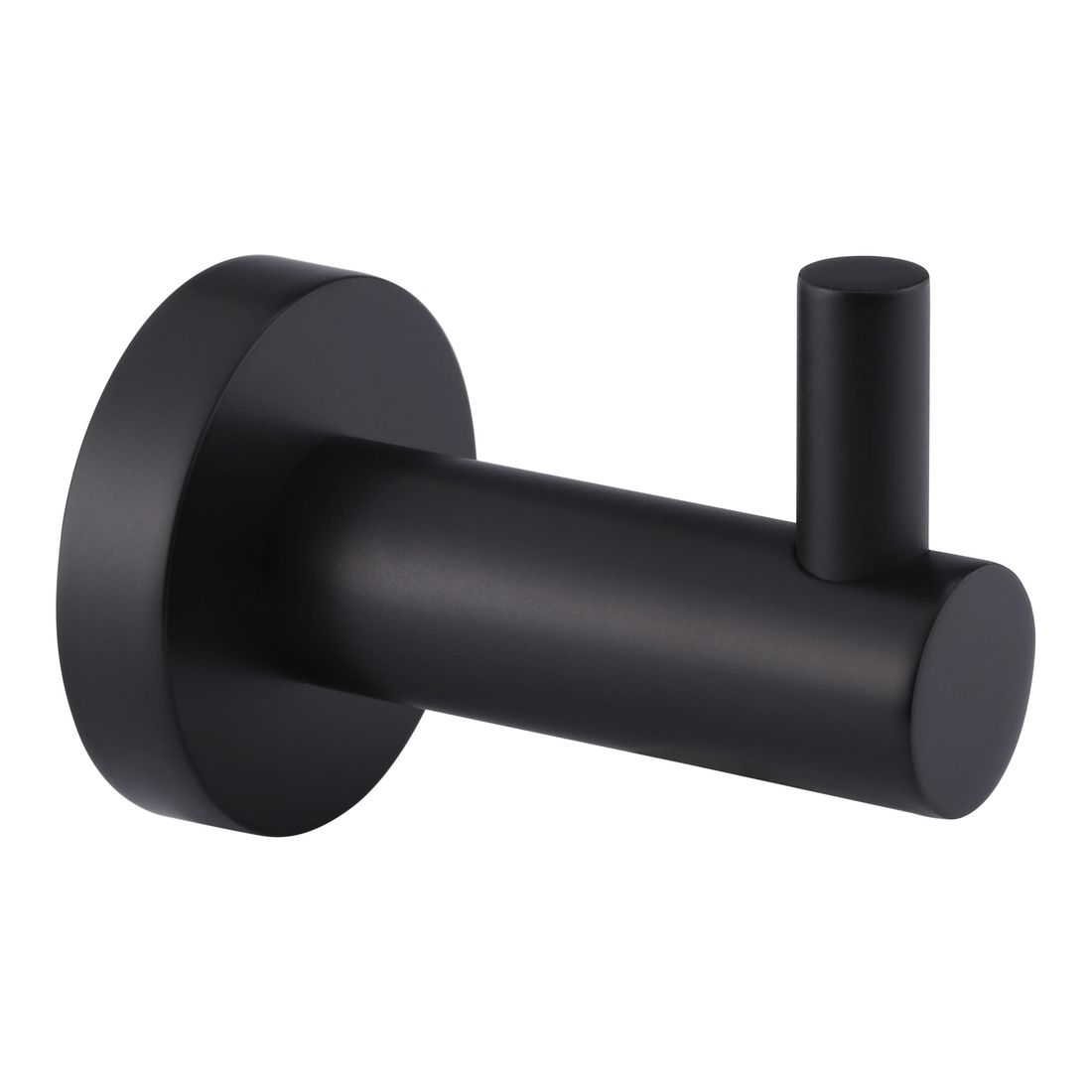 Round Robe Hook Matte Black