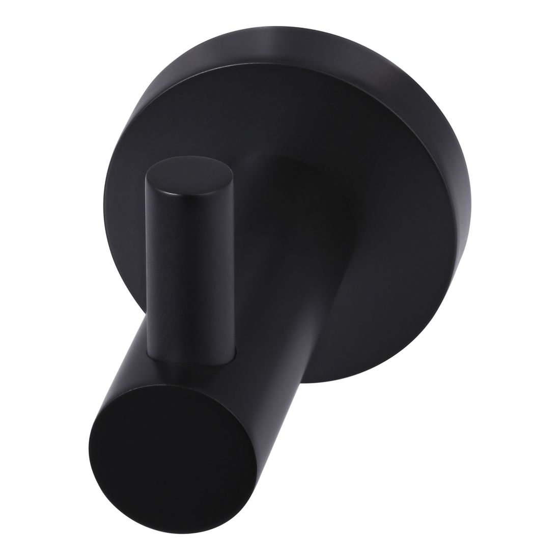 Round Robe Hook Matte Black