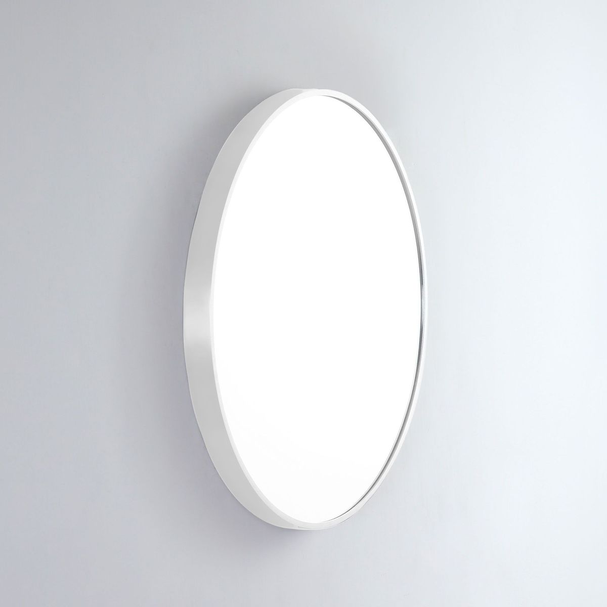 Modern Round 800 Mirror - Milano White