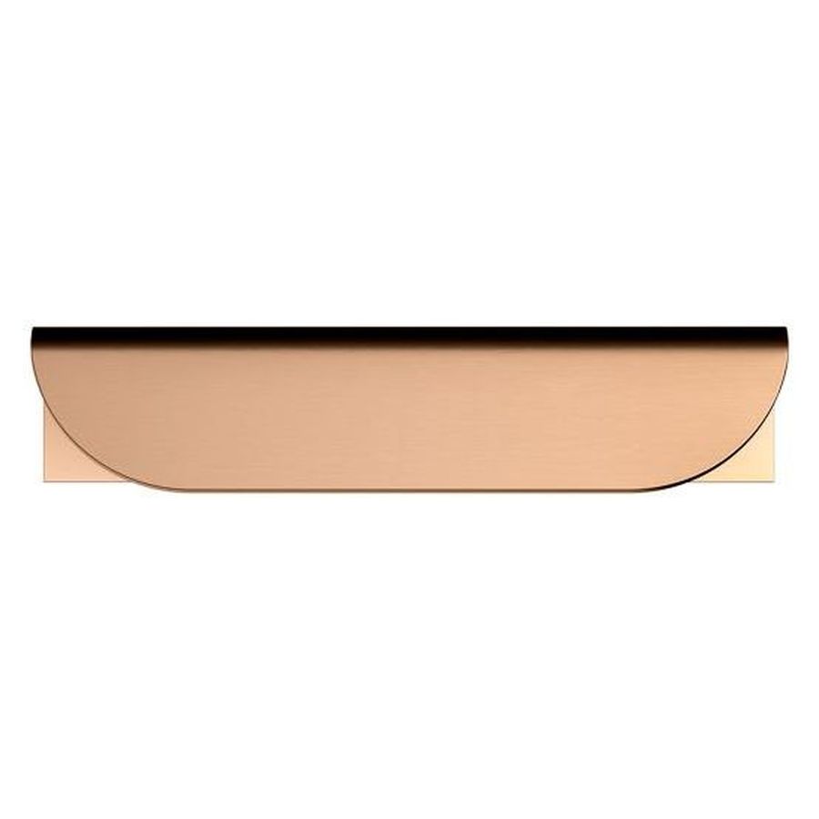 Öppen Edge-Pull 75mm Cabinet Handle (Brushed), Lustre Bronze