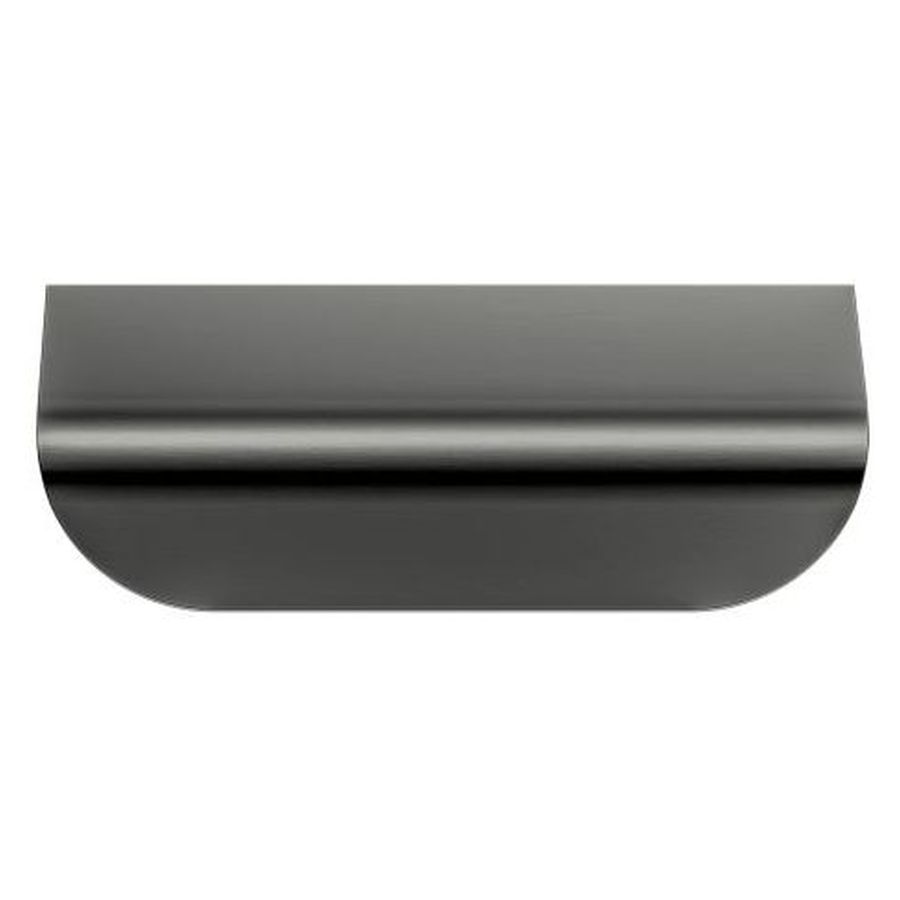Öppen Edge-Pull 75mm Cabinet Handle (Brushed), Shadow