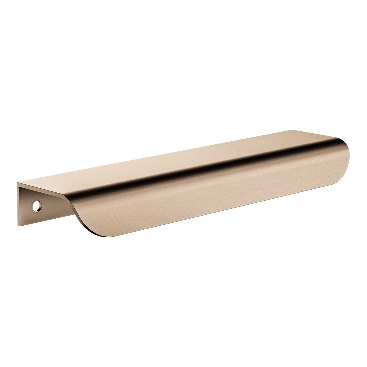 Öppen Edge-Pull 150mm Cabinet Handle (Brushed), Champagne