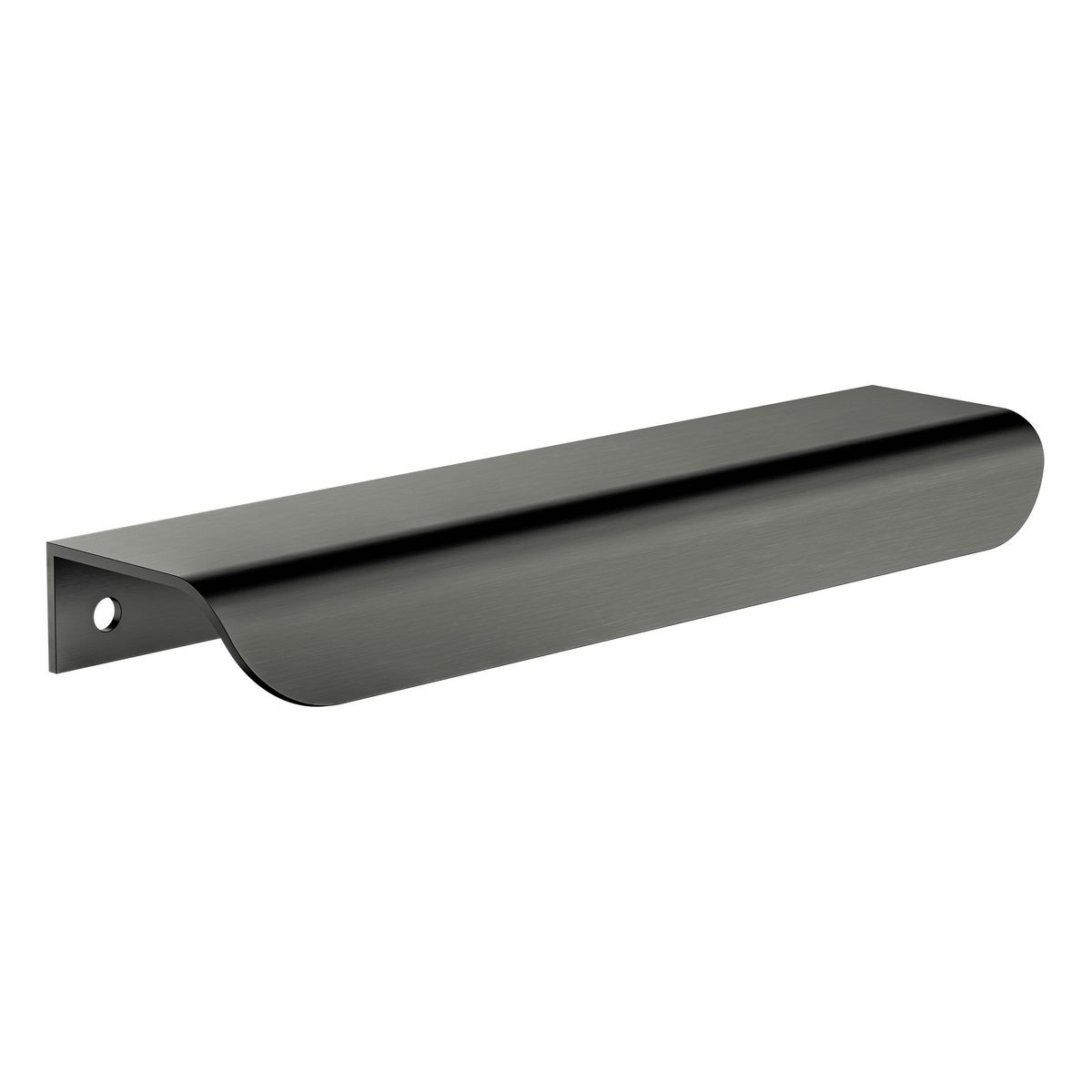 Öppen Edge-Pull 150mm Cabinet Handle (Brushed), Shadow
