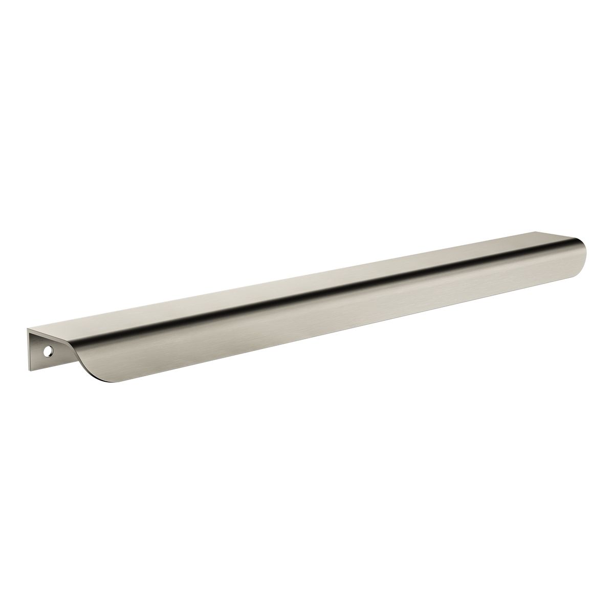 Öppen Edge-Pull 300mm Cabinet Handle (Brushed), Brushed Nickel