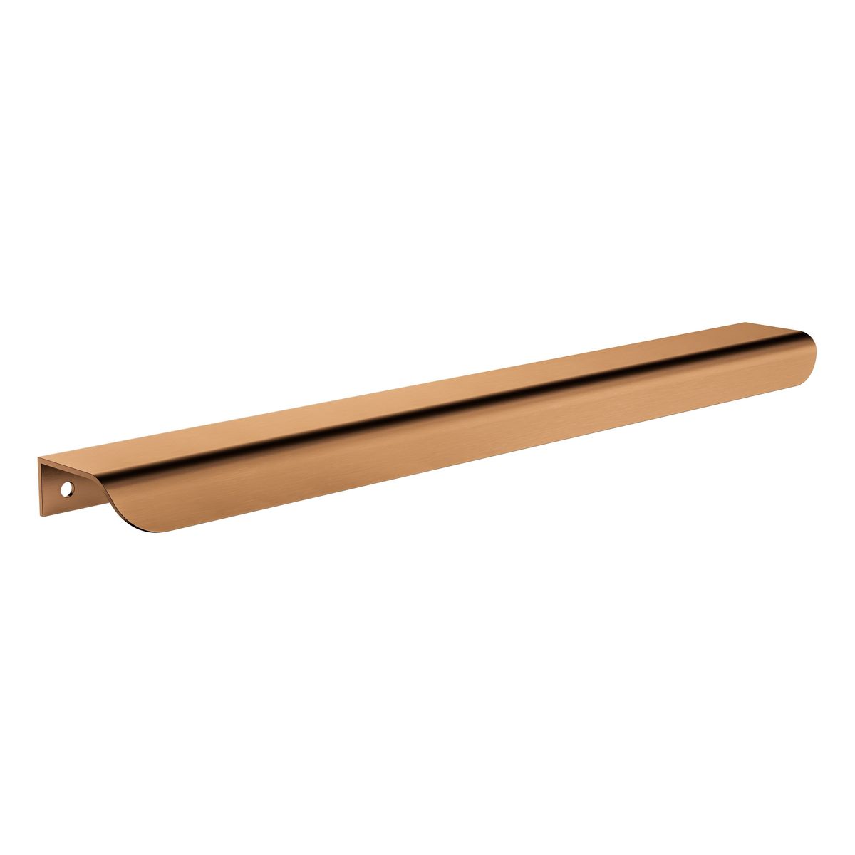 Öppen Edge-Pull 300mm Cabinet Handle (Brushed), Lustre Bronze