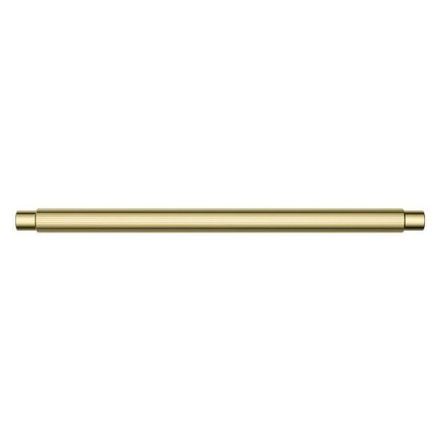 Öppen Round Pull 200mm Cabinet Handle (Linear Knurled), Tiger Bronze