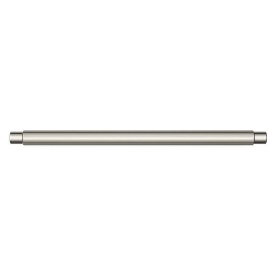 Öppen Round Pull 200mm Cabinet Handle (Linear Knurled), Brushed Nickel