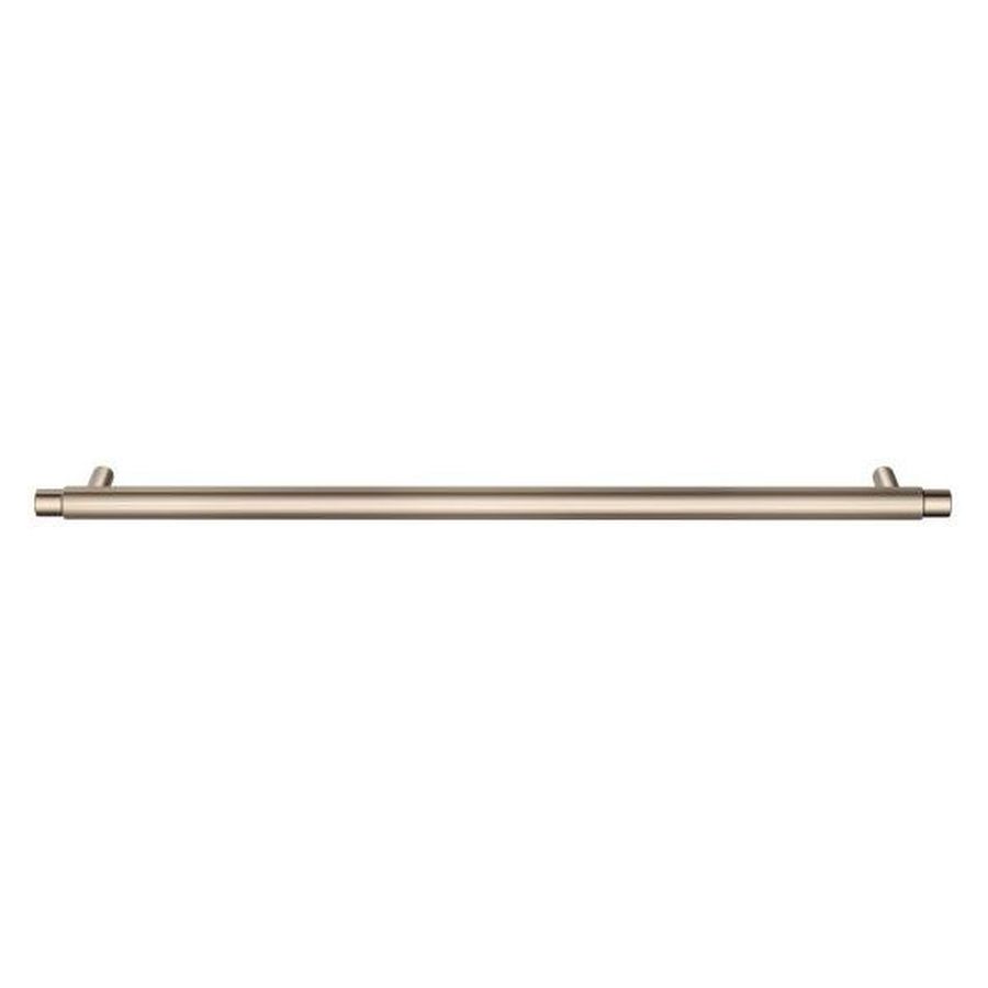 Öppen Round Pull 328mm Cabinet Handle (Linear Knurled), Champagne