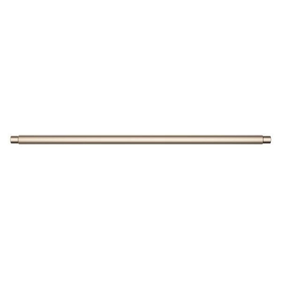 Öppen Round Pull 328mm Cabinet Handle (Linear Knurled), Champagne