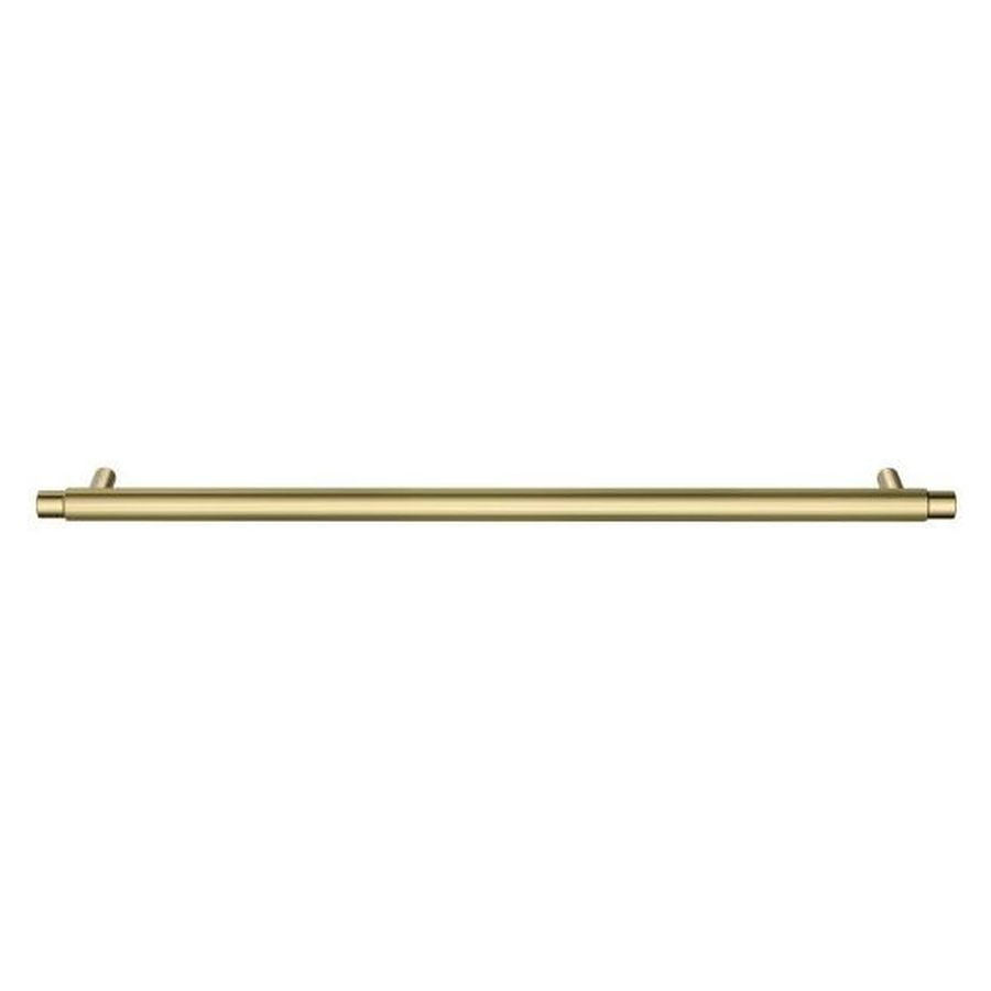 Öppen Round Pull 328mm Cabinet Handle (Linear Knurled), Tiger Bronze