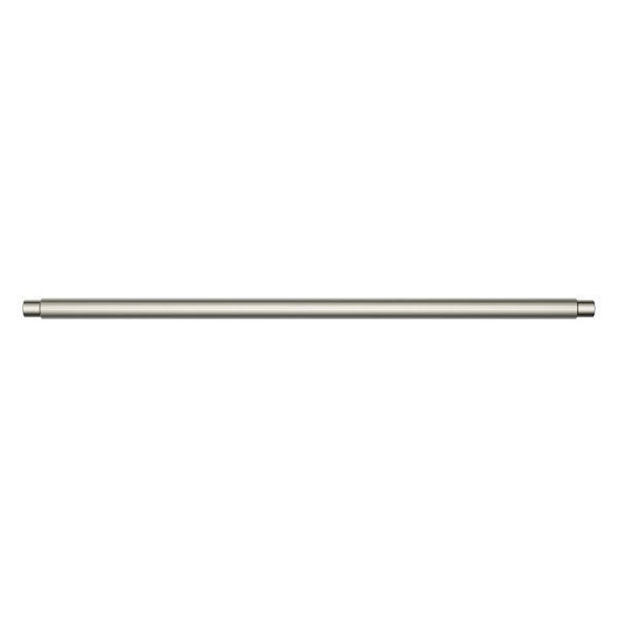 Öppen Round Pull 328mm Cabinet Handle (Linear Knurled), Brushed Nickel