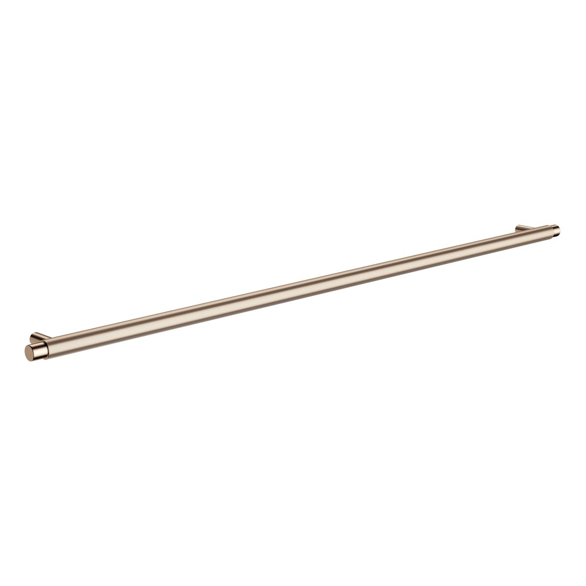 Öppen Round Pull 520mm Cabinet Handle (Linear Knurled), Champagne