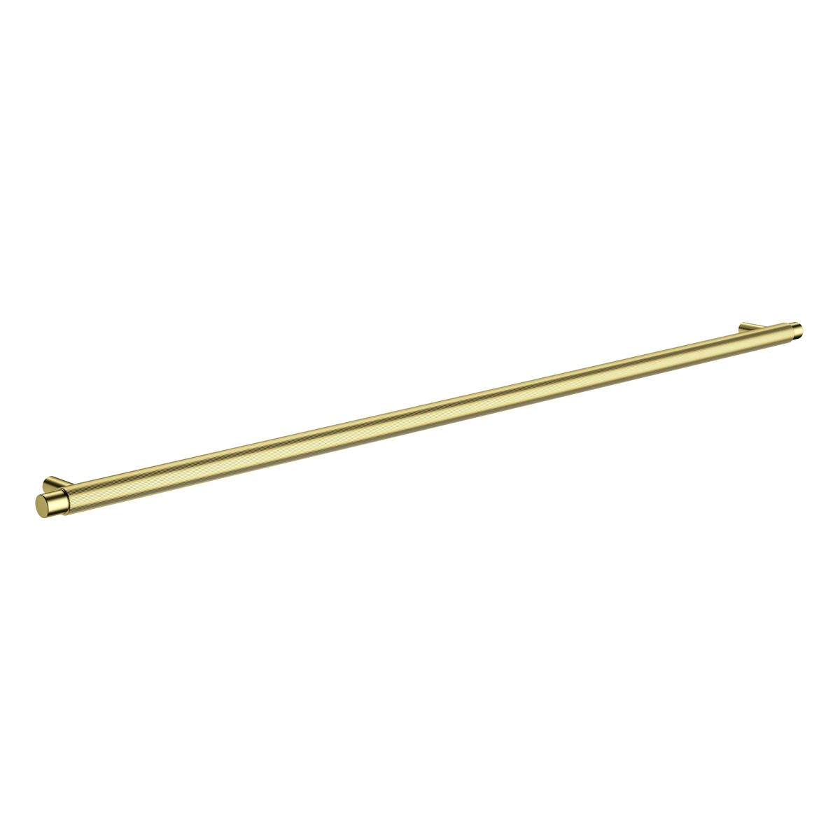 Öppen Round Pull 520mm Cabinet Handle (Linear Knurled), Tiger Bronze