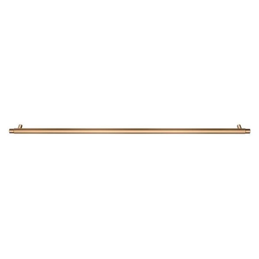 Öppen Round Pull 520mm Cabinet Handle (Linear Knurled), Lustre Bronze
