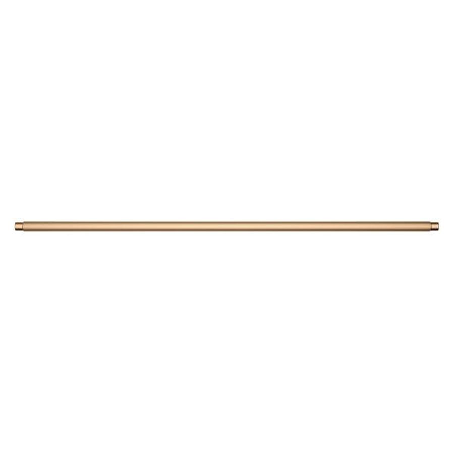 Öppen Round Pull 520mm Cabinet Handle (Linear Knurled), Lustre Bronze