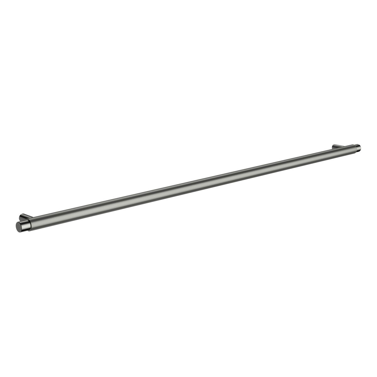 Öppen Round Pull 520mm Cabinet Handle (Linear Knurled), Shadow