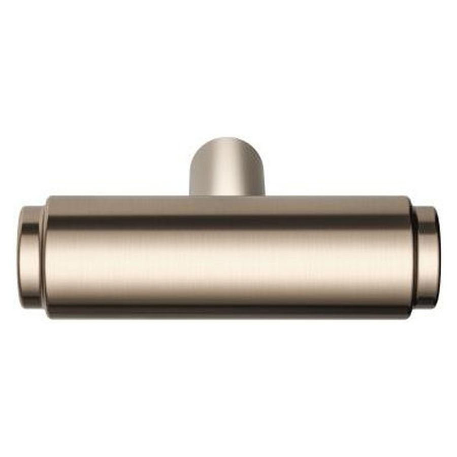 Öppen T-Pull Cabinet Handle (Brushed-Linear), Champagne