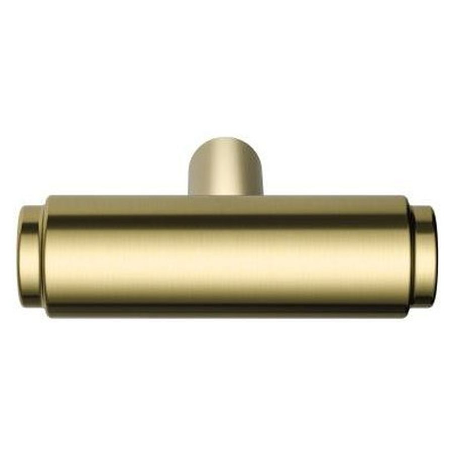 Öppen T-Pull Cabinet Handle (Brushed-Linear), Tiger Bronze