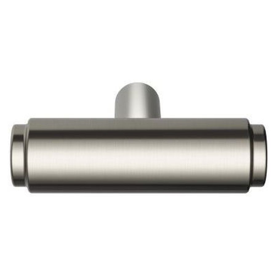 Öppen T-Pull Cabinet Handle (Brushed-Linear), Brushed Nickel