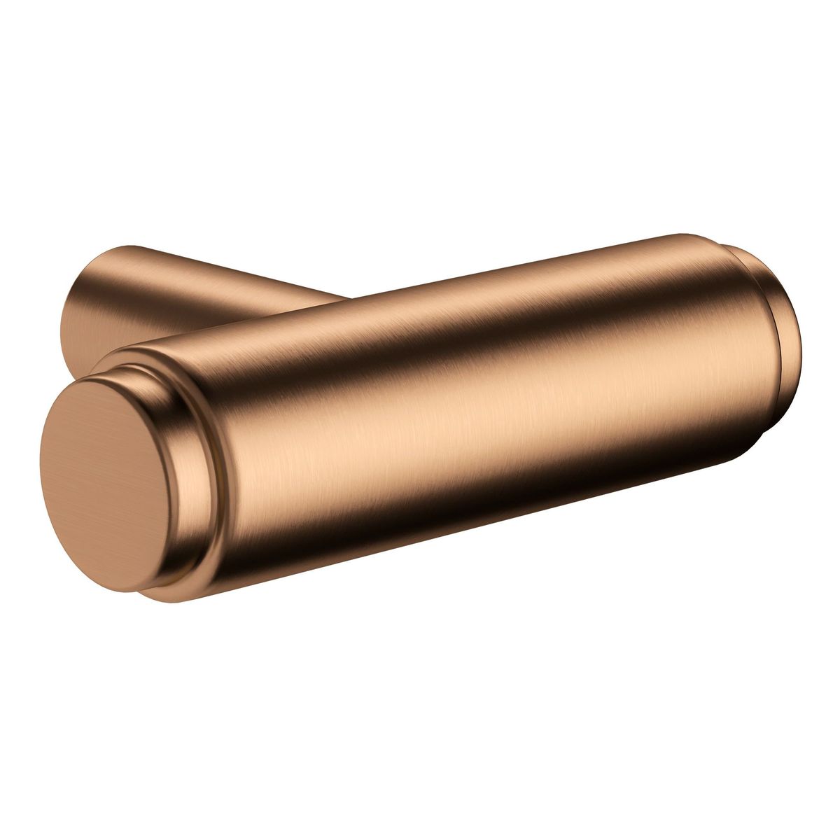 Öppen T-Pull Cabinet Handle (Brushed-Linear), Lustre Bronze