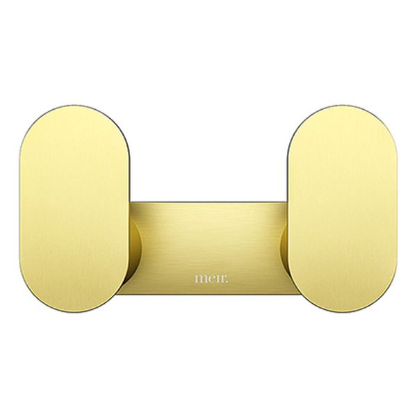 Curvae Double Robe Hook - Tiger Bronze