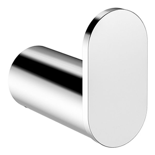 Curvae Single Robe Hook - Polished Chrome