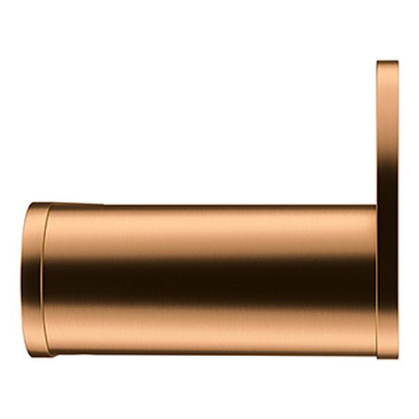 Curvae Single Robe Hook - Lustre Bronze