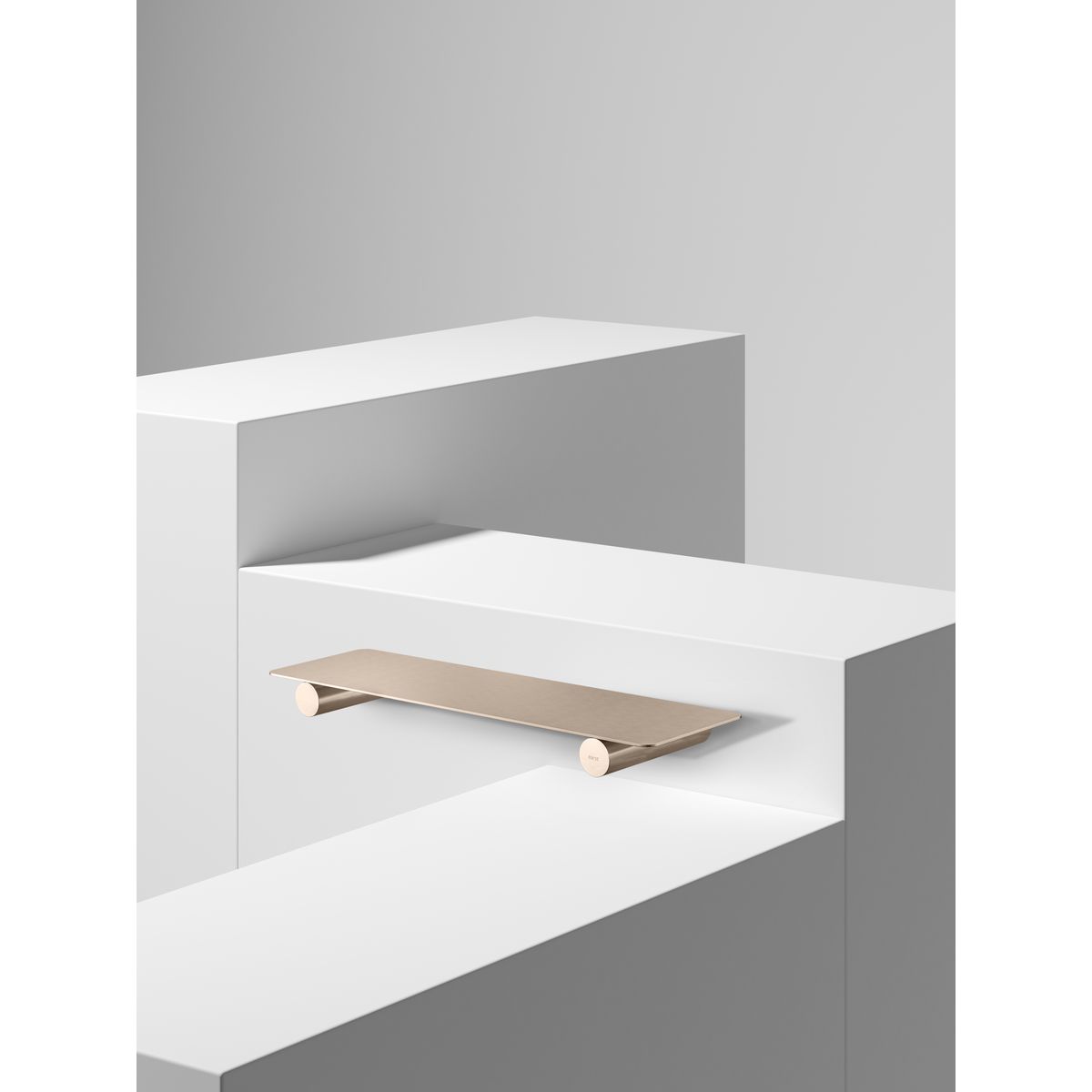 Curvae Shower Shelf - Champagne